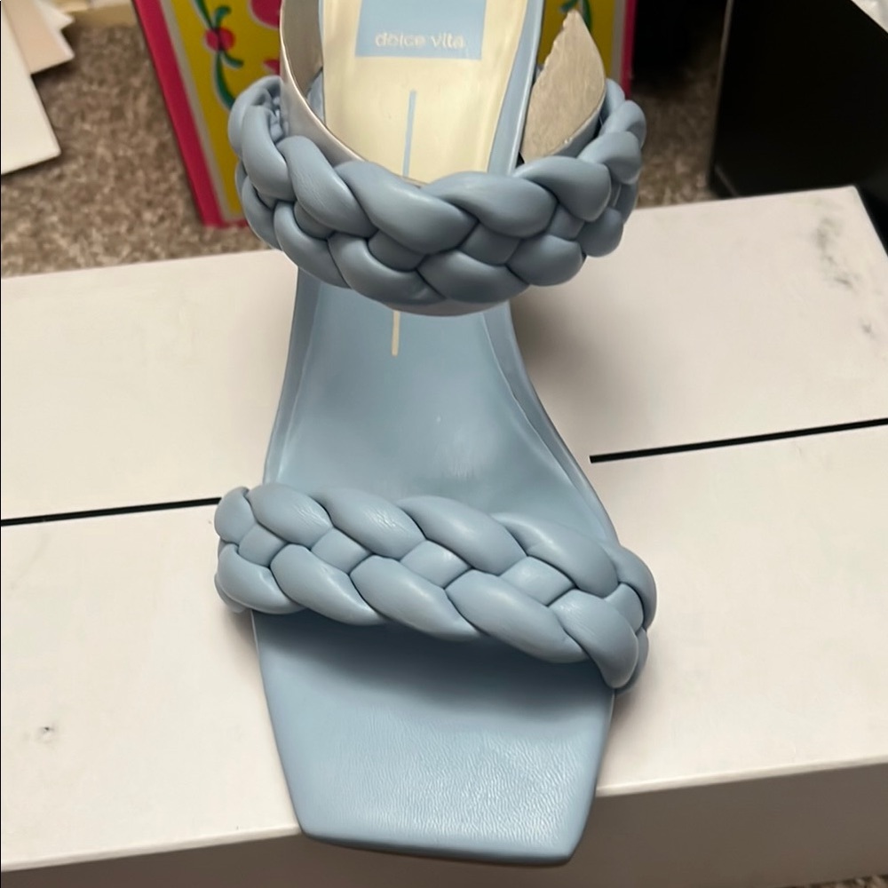Dolce Vita Women's Blue Braided Sandals
